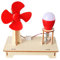 Windgenerator-Spielzeug | Wissenschaftsexperiment Windturbine aus – handgefertigtes Kit Wissenschaft Experiment Windturbine, für die Entwicklung von Kindern im Alter von 7–14 Jahren,