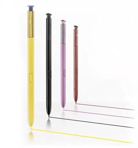 Stylet pour écran tactile Galaxy Note 9 avec stylet électromagnétique (sans Bluetooth) (jaune)