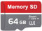 Ruoray SD Karte 64GB Speicherkarte Wasserdicht TF Karte Mini mit SD-Adapter Memory Card für Tablets Kameras