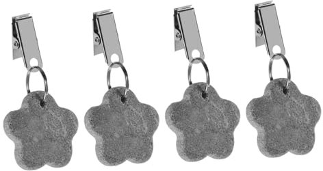 Ciieeo Tischdeckenbeschwerer Aus Stein Mit Metallclip Blumenförmige Tischdeckenclips Windfeste Und rutschfeste Tischdecke Klemmen Für Picknick Und Esstisch Robust Und Kompakt