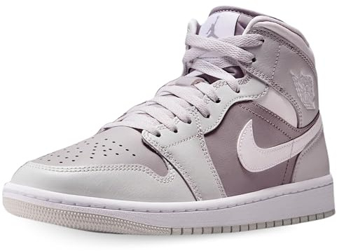 NIKE Scarpe da Basket da Uomo, Grigio particellare, Grigio Neutro, Bianco, Grigio College, 38 EU
