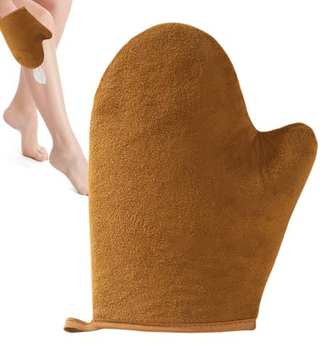 Guante de aplicador de autoanning - Aplicadores de bronceado de guantes, guantes de bronceado reutilizable para mujeres - Mitt de bronceado para la aplicación uniforme de lociones corporales