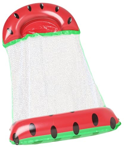 Schwimmbecken für Erwachsene, aufblasbar, Schwimmbad, aufblasbare Schwimmbecken, Hängematten für Erwachsene, Wassermelonenwohnzimmer, 4-in-1, Wasserspielzeug mit Pumpe zum Sonnenbaden im Freien