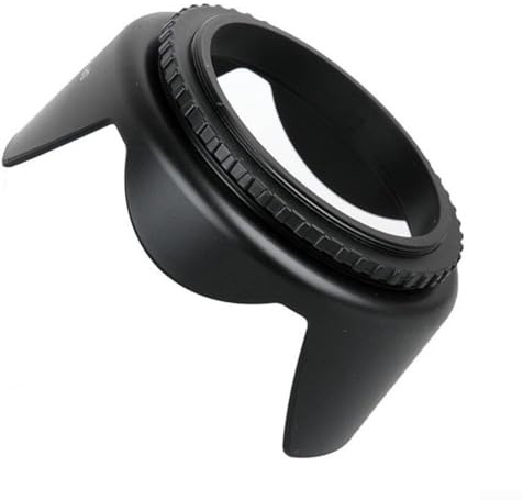 Paraluce a fiore per fotocamere Sony, soluzione efficace per ridurre il bagliore in condizioni di luminosità (58 mm)