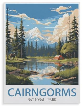 1000 Puzzles Für Erwachsene，Cairngorms，Freizeit Unterhaltung Kinder Spielzeug Zuhause Dekoration Art Geschenk（38x26cm）-HE73
