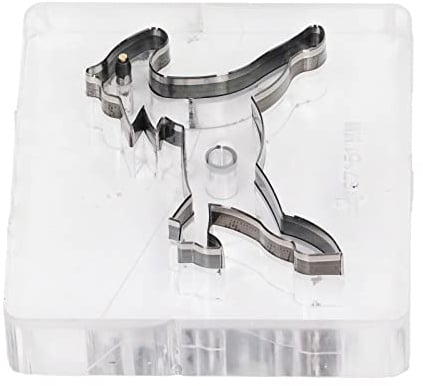 MasYosh Stanzform, Pferdeform-Stanzschneider mit Sauberer, Scharfkantiger Stanzform aus Legiertem Stahl und Leder für die -Verarbeitung, 67 X 51 Mm