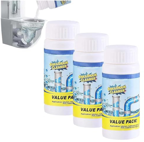 Powerful Sink Foaming Sink and Drain Cleaner,Wild Si/nk and Dra/in Cleaner,Drain Clog Remover,Powerful Pipe Dredging Agent,Pipe Dredge Deodorant,Dr/ain Unblocker Liquid Heavy Duty for Bathroom (2)