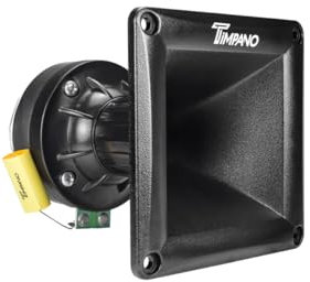Timpano Horn Driver TPT-DH175 250 Watts 8 Ohm 1 Exit High Frequency Compression Driver with Black Horn (Single)