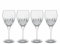 Luigi Bormioli Red Wine Glasses Set of 4 - Diamante Crystal Wine Glasses 520ml, Ultra Clear & Durable Dishwasher Safe Glassware with Titanium Reinforced Stems, Gift Box Included, Made In Italy