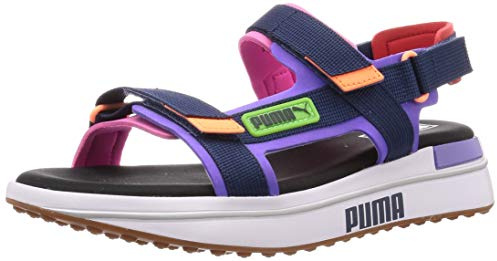 Puma Rider Sandal Game On, Unisex Adults’ Beach & Pool Shoes, Purple (Luminous Purple-Dark Denim-Puma White 03), 4 (37 EU)