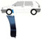Für Vw Golf 3 1991-1998 Vorne KotflÜgel Reparaturblech / Links
