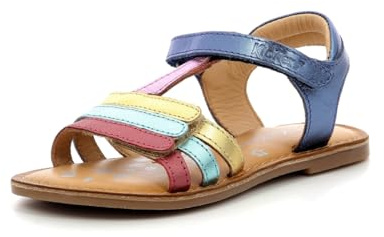Kickers Diamanto Sandalen für Mädchen, Marine Metal Multico, 26 EU