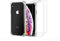 XLKTech Funda Compatible con iPhone X,XS con 3 Pack Cristal Templado, Carcasa Silicona TPU Bumper Airbag Anti-Choque, Transparente