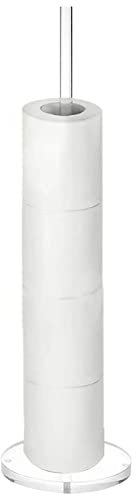 Eayoly Rangement pour Porte-Papier hygiénique | Porte-Papier Toilette - Support Papier hygiénique autoportant Moderne pour Salle Bain, réserve Rouleau sur Pied en