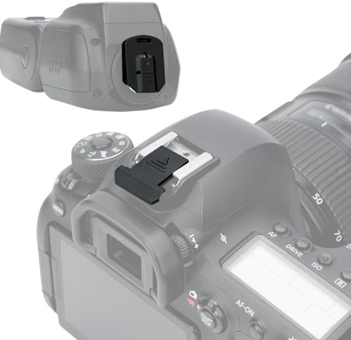 JJC Blitzschuh-Abdeckung-Set, 1 x Kamera-Blitzschuh für CAN. DSLR- und spiegellose Kameras mit Blitzschuhen und 1 x Kamera-Blitzschuh-Abdeckung für CAN-Taschenlampe und Gerät mit Multi-Schuh.