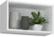 VCM Holzregal hängend | platzsparendes Regal | Maße: H. 30 x B. 50 x T. 28 cm | Elegantes Regal hängend | Aufbewahrungsregal | Bücherregal | Wandboard - Arila S