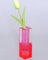 HLYU Acryl-Vase, Knospenvase für Tafelaufsätze, maximalistische Dekoration, niedliche Blumenvasen für modernes Zuhause, Büro, Schlafzimmer, Wohnzimmer, Esstisch (Rosa, Violett)