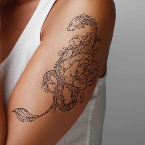MyJagua Tattoo • Yong | 1-2 Wochen Tattoo | Auf Pflanzenbasis | Hautverträglich | Wasserfest | Neue Tattoo Technologie | Kein Klebe Tattoo