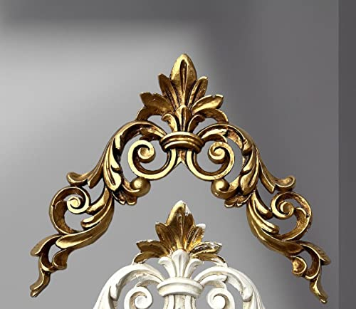 Generisch Wandrelief Wanddeko ornamente für Möbel ornamente Ornamente für Möbel Applique Ornament Türbogen (Gold)