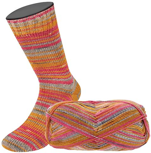 LANA GROSSA Meilenweit Cotone Vegano| Die Alternative ohne tierische Fasern | Handstrickgarn aus 76% Baumwolle, 14% Polyamid & 10% Polyester | 100g Wolle zum Stricken & Häkeln | 420m Garn FB8207