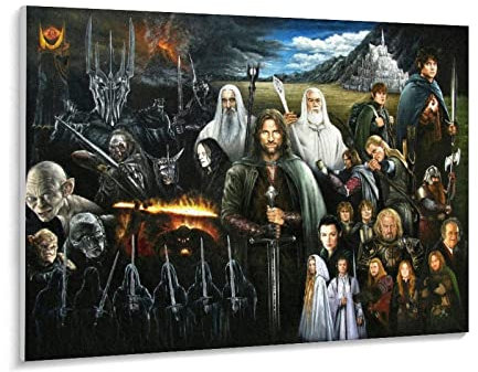 Paper Jigsaw 1000 Piece Movie Lord Of The Rings Puzzles Educational Toys For Adult Birthday Gift(38x26cm)-z67p