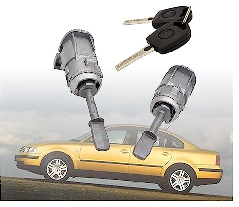 SCHLIESSZYLINDER Passend for VW Passend for Passat Passend for B5 Passend for 3B (96–05) Passend for Lupo Türschlossschlüssel Links und rechts 3B0837167 3B0837168