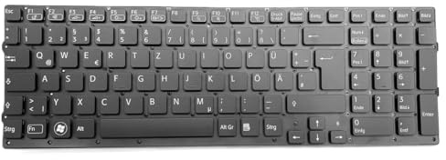 T-ProTek DEUTSCHE - Tastatur Keyboard kompatibel für Sony Vaio VPCF2 VPC-F2