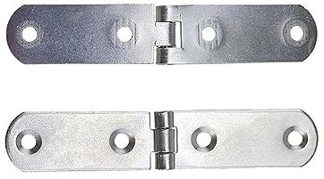 PRIMUZ Möbelbeschläge 97 * 18 * 1,4 mm Klappen-Eisenscharnier