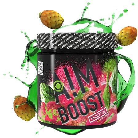 Aim Boost by Triebwerk, Gaming Booster, 400g, 40 Portionen, 200mg Koffein, L-Theanin, quasi zuckerfrei, mit Vitaminen