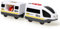 EVERGD Electric Train Set for Kids, Magnetic Martin Battery Powered Powerful Engine Locomotive Train Set Educational RC Train Model for Wooden Track (White)
