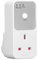 Buachois Voltage Protector Socket, UK Standard 240V Relay Protection Socket Surge Protector Plug Multifunction Circuit Breaker Plug for Refrigerator Home Appliance