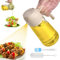 HUAERSICO Ölsprüher für Speiseöl 470ml - 2 in 1 Dickes Glas Oil Sprayer mit Ölbürste und Reinigungsbürste- Anti-Tropf Design Ölsprüher für Grillen, Kochen