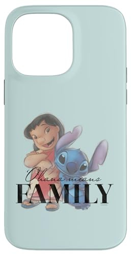 Disney 100 Anniversary Lilo & Stitch D100 Zitat Ohana Hülle für iPhone 14 Pro Max
