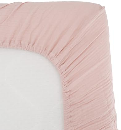 DOMIVA -Drap Housse Lange 70x140 cm Vieux Rose