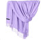 Schal Mütze Set Mädchen Farbe modisch, warmer Hals mit Fransen Schal Schwarz Gelb Kariert Großer Schal Schwarz Herren Isopropylalkohol 70 Prozent Tücher Tücher Kinder Strickset Für Schal (Purple, A)