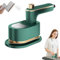 Steam Easy - Mini ferro da stiro a vapore, ferro da stiro a vapore per vestiti, riscaldamento rapido in 30 secondi, rotazione a 360°, adatto per casa, ufficio e viaggi (verde)