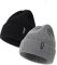 Zylioo M/XL Strickmütze Für Großen Kopf, Wintermütze Beanie Mütze Mit Schirm, Übergroße Winter Warme Knit Cuffed Watch Cap 3Pack