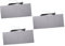 Sosoport 3St Schattennetz Grenze Solar- Wandleuchte mit Solarsensor im Freien Zaunlichter sonnensegel sonnnensegel Windschutz Balkon beschattung Tuch Outdoor-Sonnenschutznetz Polyester Grey