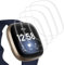 Wondoner 4 Stück Ultra-klar Panzerfolie für Fitbit Versa 4 Displayschutz, Wasserdichtes TPU Schutz für Fitbit Versa 4 Schutzfolie, für Splitterfest Folie Fitbit Versa 3/4/Sense/Sense 2 Displayfolie