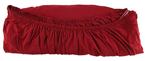L Formsofa -Abdeckung - Ecksofa Slipcover für 3+2 Sitz, Schutzmöbelschutz (WINE RED)