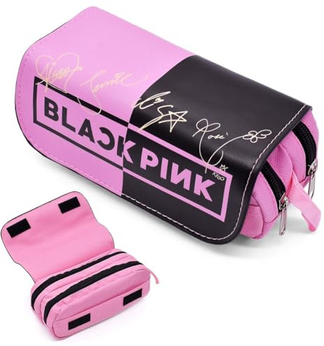 YCVBCY Pink Federmäppchen, Federmäppchen Mädchen Große Kapazität Stift Tasche, für tudenten Teenager Erwachsene Geschenk Studenten Schulbürobedarf