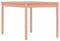 Eleganz Gartentisch aus Massivholz Douglasie 121x82,5x76 cm - Langlebiger Outdoor Tisch für Terrasse & Garten - Robustes Holz für Alleswetter