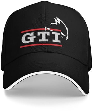 MBDXIOQW Outdoor Unisex Neue Golf GTI Baseball Cap Druck Baseball Caps Unisex Cap Golf Hut Mode Geschenke