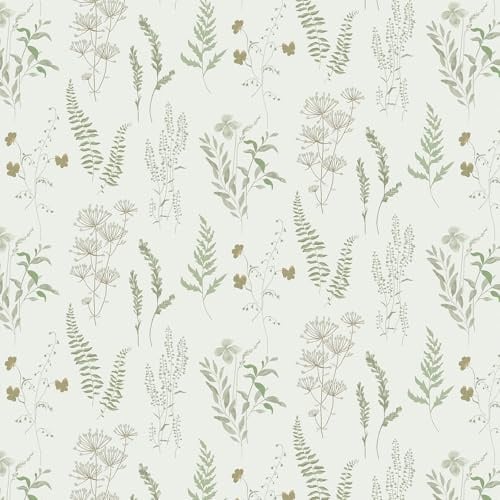 Timeet 44x1000c autocollante Peinture murale beige blatt Feuille autocollante pour meubles autocollante vinyle wasserdichte Feuille autocollante pour Chambre à coucher Salon Cuisine mur...