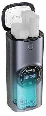 SMALLRIG EN-EL15c Power Camera Battery Charger for Nikon, Built-in 13600mAh LG Cells, 35W Dual Slot Charger, HD Display, for Nikon ZR Z6III Zf Z8 Z7II Z7 Z6II Z6 D850 D810 D780 D750 D7500-5110