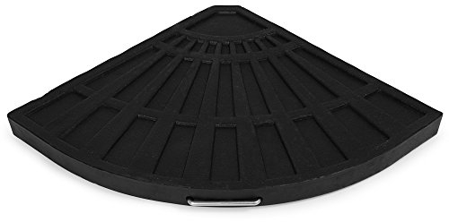 Ondis24 Platten zum Beschweren für Kreuzständer Sonnenschirme je 12 kg schwarz