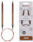 KnitPro K31091 Rundstricknadel, Wood, Braun, 5mm, 80cm