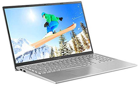 ASUS VivoBook X512FA 15.6 Full HD Laptop (Intel i5-8265U, 256GB SSD, 4GB RAM, Windows 10), Transparent Silver
