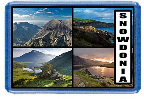 Snowdonia - Wales - Post Card Style Fridge Magnet - Large Size (7cm x 4.5cm) - Gift Idea - Tourism