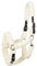 PFIFF 102812 Halfter 'Caio' mit Kunstfell, naturfarben Cob